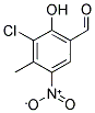 3-CHLORO-2-HYDROXY-4-METHYL-5-NITRO-BENZALDEHYDE Struktur