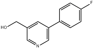 [5-(4-FLUOROPHENYL)PYRIDIN-3-YL]METHANOL Struktur