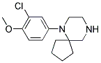 6-(3-CHLORO-4-METHOXYPHENYL)-6,9-DIAZASPIRO[4.5]DECANE Struktur