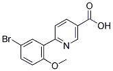 6-(5-BROMO-2-METHOXYPHENYL)NICOTINIC ACID Struktur