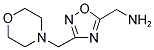 ([3-(MORPHOLIN-4-YLMETHYL)-1,2,4-OXADIAZOL-5-YL]METHYL)AMINE Struktur