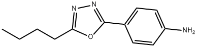 4-(5-BUTYL-1,3,4-OXADIAZOL-2-YL)PHENYLAMINE Struktur