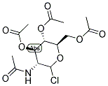 CHLORO 2-ACETAMIDO-2-DEOXY-3,4,6-TRI-O-ACETYL-A,BETA-D-GLUCOPYRANOSE Struktur