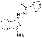 FURAN-2-CARBOXYLIC ACID (3-AMINO-ISOINDOL-1-YLIDENE)-HYDRAZIDE Struktur