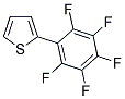 2-(2,3,4,5,6-PENTAFLUOROPHENYL)THIOPHENE Struktur