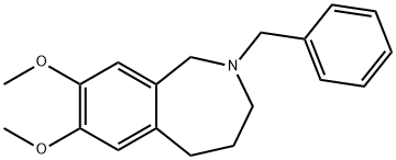 N-BENZYL-7,8-DIMETHOXY-2,3,4,5-TETRAHYDRO-2-BENZAZEPINE Struktur