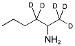 2-AMINOHEXANE-1,1,1,3,3-D5 Struktur