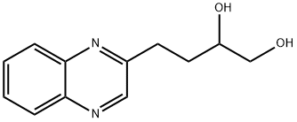 2-(3',4'-DIHYDROXYBUTYL)QUINOXALINE Struktur