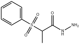 2-(BENZENESULFONYL)PROPIONIC ACID HYDRAZIDE Struktur