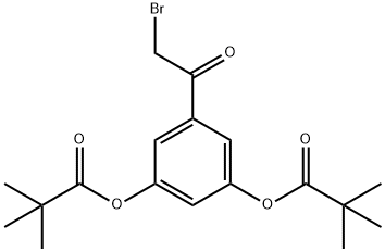 2-BROMO-3',5'-DIPIVALOXYACETOPHENONE Struktur