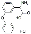 2-AMINO-2-(3-PHENOXYPHENYL)ACETIC ACID HYDROCHLORIDE Struktur