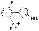 4-(2-FLUORO-6-TRIFLUOROMETHYL-PHENYL)-THIAZOL-2-YLAMINE Struktur