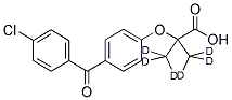 FENOFIBRIC ACID-D6 Struktur