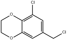 5-CHLORO-7-(CHLOROMETHYL)-2,3-DIHYDRO-1,4-BENZODIOXINE Struktur