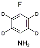 4-FLUOROANILINE-2,3,5,6-D4 Struktur