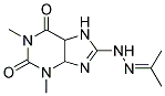 1,3-DIMETHYL-8-[2-(1-METHYLETHYLIDENE)HYDRAZINO]-3,4,5,7-TETRAHYDRO-1H-PURINE-2,6-DIONE Struktur