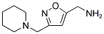 [3-(1-PIPERIDINYLMETHYL)-5-ISOXAZOLYL]METHANAMINE Struktur