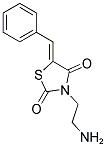 (5Z)-3-(2-AMINOETHYL)-5-BENZYLIDENE-1,3-THIAZOLIDINE-2,4-DIONE Struktur