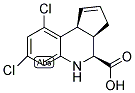 (3AR,4S,9BS)-7,9-DICHLORO-3A,4,5,9B-TETRAHYDRO-3H-CYCLOPENTA[C]QUINOLINE-4-CARBOXYLIC ACID Struktur