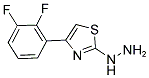 [4-(2,3-DIFLUORO-PHENYL)-THIAZOL-2-YL]-HYDRAZINE Struktur