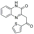 3-(2-OXO-2-THIEN-2-YLETHYL)QUINOXALIN-2(1H)-ONE Struktur