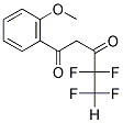 4,4,5,5-TETRAFLUORO-1-(2-METHOXYPHENYL)PENTANE-1,3-DIONE Struktur