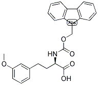 (R)-2-(9H-FLUOREN-9-YLMETHOXYCARBONYLAMINO)-4-(3-METHOXY-PHENYL)-BUTYRIC ACID Struktur