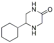 5-CYCLOHEXYL-PIPERAZIN-2-ONE Struktur