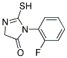 3-(2-FLUOROPHENYL)-2-MERCAPTO-3,5-DIHYDRO-4H-IMIDAZOL-4-ONE Structure