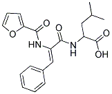 2-{[(2Z)-2-(2-FUROYLAMINO)-3-PHENYLPROP-2-ENOYL]AMINO}-4-METHYLPENTANOIC ACID Struktur