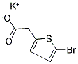 POTASSIUM (5-BROMO-2-THIENYL)ACETATE Struktur