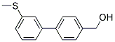 (3'-METHYLSULFANYLBIPHENYL-4-YL)-METHANOL Struktur