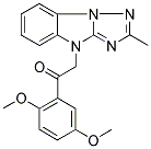 1-(2,5-DIMETHOXYPHENYL)-2-(2-METHYL-4H-[1,2,4]TRIAZOLO[1,5-A]BENZIMIDAZOL-4-YL)ETHANONE