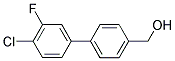 (4'-CHLORO-3'-FLUORO[1,1'-BIPHENYL]-4-YL)METHANOL Struktur
