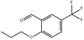 2-PROPOXY-5-(TRIFLUOROMETHYL)BENZALDEHYDE Struktur