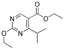 ETHYL-2-ETHOXY-4-ISOPROPYL PYRIMIDINE-5-CARBOXYLATE Struktur