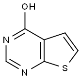 4-HYDROXYTHIENO[2,3-D]PYRIMIDINE Struktur