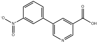 5-(3-NITROPHENYL)NICOTINIC ACID Struktur