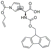 FMOC-(2S)-GLY-2-[3-(N-ALLOC-PYRROYL)] Struktur