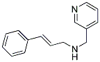 3-PHENYL-N-(PYRIDIN-3-YLMETHYL)PROP-2-EN-1-AMINE Struktur