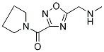 N-METHYL-1-[3-(PYRROLIDIN-1-YLCARBONYL)-1,2,4-OXADIAZOL-5-YL]METHANAMINE Struktur