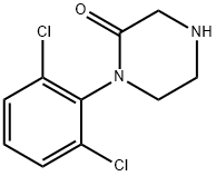 1-(2,6-DICHLORO-PHENYL)-PIPERAZIN-2-ONE Struktur