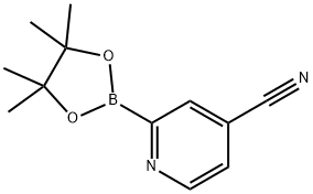 4-CYANOPYRIDINE-2-BORONIC ACID PINACOL ESTER Struktur