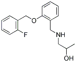 1-((2-((2-FLUOROBENZYL)OXY)BENZYL)AMINO)PROPAN-2-OL Struktur