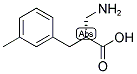 (R)-2-AMINOMETHYL-3-M-TOLYL-PROPIONIC ACID Struktur