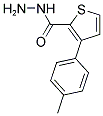 3-(4-METHYLPHENYL)THIOPHENE-2-CARBOHYDRAZIDE Struktur