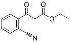 3-(2-CYANO-PHENYL)-3-OXO-PROPIONIC ACID ETHYL ESTER Struktur