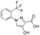 4-HYDROXY-1-[2-(TRIFLUOROMETHYL)PHENYL]-1H-PYRAZOLE-3-CARBOXYLIC ACID Struktur