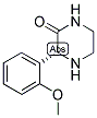 (R)-3-(2-METHOXY-PHENYL)-PIPERAZIN-2-ONE Struktur