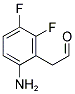 2,3-DIFLUORO-6-AMINO-PHENYLACETALDEHYDE Struktur